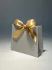 Gift Wrap Sparkling Candy Box Paper Christmas Gift Packaging med band som används för bröllopsrabatter och födelsedagsfestdekorationerq240511