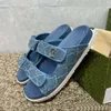 Designer Women Sandals Luxury Raffie Thick Bottom Botte Woven Mens Slides Dad Sandal Beach Quilted Fashion Casual Shoes 36-46 With Box