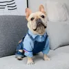 Рубашки для одежды для собак установите одежду джинсовые комбинезоны