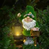 Ornamenti in resina nani bianchi artigianato Crafts Garden Cartoon Elderly Elf Christmas Decorations