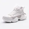 Casual schoenen heren high top 2024 echte koehide lichtgewicht zachte zool comfortabel platformbord