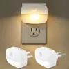LED Night Light Motion Sensor EU US Plug Lamp Nightlights For Children Bedroom Decoration Hall Bads WC Bedside Night Lamp 240507