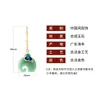 Dangle Earrings Ancient Style Burning Blue Xiangyun Long Silver Needle Elephant Hetian Jade Vintage Designer Earring For Women