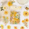 Enveloppe-cadeau 40 PCS Transparent Flower Plant Pet Sticker Sac à main sac à main DIY MATÉRICES DÉCORATIVES ACCESSOIRES SCHAPBooking