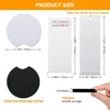 Table TAPE VIDE BLAND Set White Rubber 70x5mm 50 PCS 2,75 en sublimation Coasters 25 Cartes de sacs autonomes