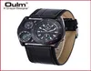 Mens Watches Top Brand OULM Fashion Leather Strap Russian Army Large Dial Japan Movt Quartz Watch Montre Homme De Marque Sport Wri1984150