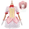 Anime Puella Magi Madoka Magica Kaname Modoka Cosplay Costium dla kobiet dziewcząt