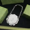 Luxus -Designerin Halskette Frauenmodemarke 18k Kette Halskette Hochwertige Titanstahl -Anhänger Halskette Schmuck