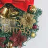 Fiori decorativi Decorazioni natalizie 2024 Decorazione per porte anteriori ghirlanda Ghirlanda invernale per casa autunno matrimonio