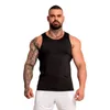 Les débardeurs masculins étirent le gilet de sport skinny i-faire de fitness rapide T-shirt t-shirt t-shirt de gymnase