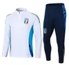 23 24 unbewegliche Chiesa -Tracksanlagen Überlieferung Lang halb halb Zip Tuta Fußballtrainingssets 2024 Jorginho Barella Verratti Man Football Trails Set Set Sportswear Set Sportswear