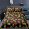 Bettwäsche -Sets 3D Duvet Cover Set Deckungsabdeckungen Kissen Full Twin Single Double Size Ananas Custom Design Bett Bettwäsche