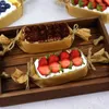 Paignes jetables 10pcs Boîte d'emballage de gâteau de mousse de haute qualité Tiramimisu Dessert Plastique en plastique dur transparent Party Creative Pastry