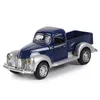 1 32 Legering Pick -up Truck Model Childrens Toy Car Decoration Pull Back Boy Die Cast Educational 240510