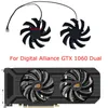 Refroidissement par ordinateur 2PCS / SET FDC10H12S9-C FAN CARTE DE CARTE GPU GPU COLER POUR LA DIGITAL ALLIANCE GTX 1070 DUAL 1060