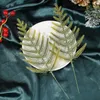 Flores decorativas 10/1pcs Plantas artificiais Plástico Pinheiro Pinheiro Grass Bunco de casamento Fake Bridal Bouquet Tree Christmas Tree Gifts Decors 2024