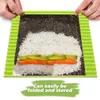 Servis uppsättningar sushi rullande verktyg Roller Pad Making Curtain Supply Silica Gel Mat Kitchen Supplies