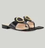 Everyday Wear Round Slåsande sandaler Skor Easy Wear Nappa Leather Slippers Italy Design Slide Flats Palladium-Plated Walking EU35-43
