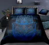 Set di biancheria da letto set bohemianbeding set hamsa piumino a mano copertura colorata fatima di letto di lino in lino boho floreale home tessile fortunato