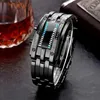 Bandes de montre pour hommes 50 mètres imperméables Lava Lava Double Row LED LED Binaire Strip électronique Mouvement électronique Reloos Masculino Q240510