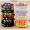 Scrunchy Gubbe Coil New Women Girl Bans Ties Rope Ring Cotail Hollers Telfrole Forevi di gomma per gomma Bracciale FY4851