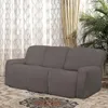 Couvriers de chaise en passant facile 8 pièces Microfibre Stretch Sectional Reclure canapé en housse molle molle ajusté à vapeur 3 sièges COUVERT