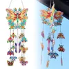 Figurine decorative Rinestone Painting Wind Chimes Kit Chime Art Art Creative Tipant Orning Orning Orning