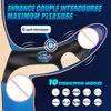 Autres éléments de beauté de la santé Sensivo Male Male Remote vibrante Cock Sile Slve Ring Delay Ejaculation Penis Agrandage Toys for Men Testicle Vibrator T240510