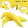 Décoration de fête 2pcs 20cm simulation de fruits artificiels bananes en plastique décoratif faux affichage réaliste po pouli