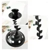 Bougeoirs E9ld Leaf Fer Solder Candlestick Home Decoration Retro Decoration For Friends Family