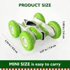 Sinovan Mini RC Car Stunt Car Toy 2,4 GHz afstandsbedieningsauto dubbelzijdige flips 360 ° roterende voertuigen speelgoed geschenken voor kinderen 240511