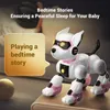 R27 Intelligence Electronic Pets Robot Dog 24g RC Stunt Voice Command Programmable Touchgestture Sense Music Dance Toys 240511