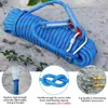 12 mm 10/20/30M Wysoka wytrzymałość bezpieczeństwa Rope2 Hook Fire Escape Rope Rope Outdoor Rescue Survival Tool 240509