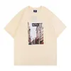 Kith New York T Shirt Mens Designer Wysokiej jakości koszulki TEE Trening Targi dla mężczyzn ponadgabarytowa koszulka 100%bawełniana kith tshirty vintage krótkie rękawa 537