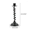 Bougeoirs E9ld Leaf Fer Solder Candlestick Home Decoration Retro Decoration For Friends Family