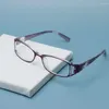 Lunettes de soleil confortables Fleurs vintage élégantes Ultra Light Protection oculaire des yeux anti-bleu verres de lecture