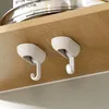 Crows 2pcs Plastique pliable pliable 360 ° Rotation murale porte-clés de rangement organisateur de salle de bain accessoires de cuisine de salle de bain