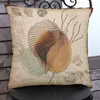 Pillow Vintage Marine Life Decorative Pillows Covers Home Decor Whelk Sea Snail Starfish Sofa Throw Cover Office Seat