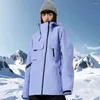 Gacche da sci 2024 Calda giacca da snowboard vestiti sportivi coppia femmina con cotone inverno neve indossa top traspiranti