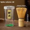 Teaware Set Kitchen Accessories 100 Matcha Green Tea Powder Whisk Japanese Ceremony Bamboo Chasen Tool Grinder Brush