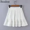 Vestidos de trabalho 2024 Bazaleas Store Mulheres tricotadas de duas peças Botões de algodão Up Salia Camisole com Camis Feminino Feminino Oficial