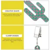 Table Cloth 4 Pcs Load-bearing Tablecloth Clip Fixing Pendant Decor Iron Weights Refined Tablecloths