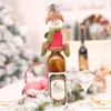 Flaskmössa täcker jul vindekorationer hängande ornament hatt Xmas middag fest hem bord dekoration leveranser cpa5786 au17