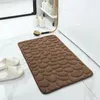 Badmatten Nicht -Slip -Speicher Schaum Badezimmer Matte Kopfsteinpflasterte Teppiche Superwasser absorbierende Maschine Waschbar Teppich für Duschbad