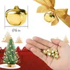 Party Supplies 200 Piece Jingle Bells för hantverk 0,6 i små guldjärn DIY mini bulk högt ljud