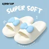 Slippers Keerop Women For Home Super Soft Pvc Cloud Cloud Clouted Platform Shoes Summer Flip Flops Женские дамы