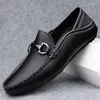 Sıradan Ayakkabı 2024 Sneakers Loafer Erkekler Orijinal Deri Slip-On Moccasins El Yapımı Erkek Açık Mekan Drive Walk Luxury Leisure