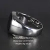 Real Pure Silver S925 Pierścienie męskie Minimalistyczne pierścionki tureckie Man Man Pierścienie palców z naturalnymi kamieniami onyksowymi Turecka biżuteria 240509