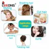 Mannequin Heads Professional Training Head 65cm Natural Barber Practice Human Model Doll 7 Styles avec supports Q240510