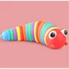 Сформулированные гибкие игрушки 3D Fidget Party Slug Sucts Curled Curled Curled Stress стресс.